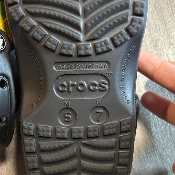 CROCS Halloween Flats - Purple, Black, and Orange - Picture 5 of 6